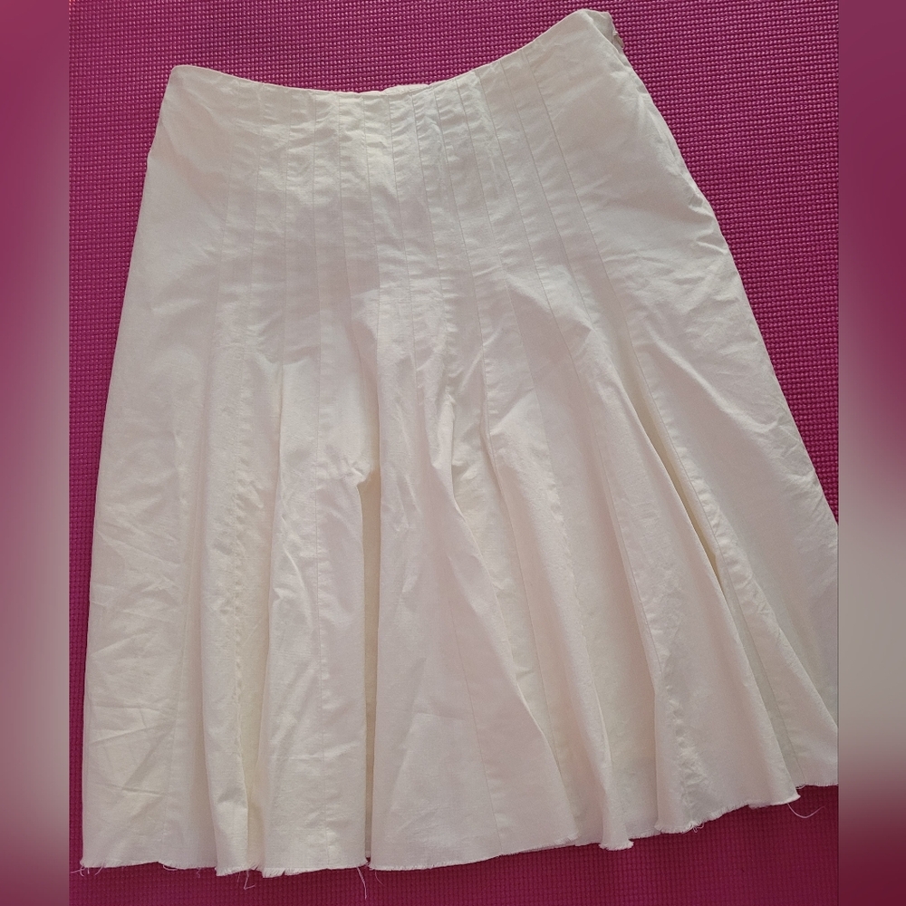 Club Monaco. Neutral color Beige Cotton Skirt